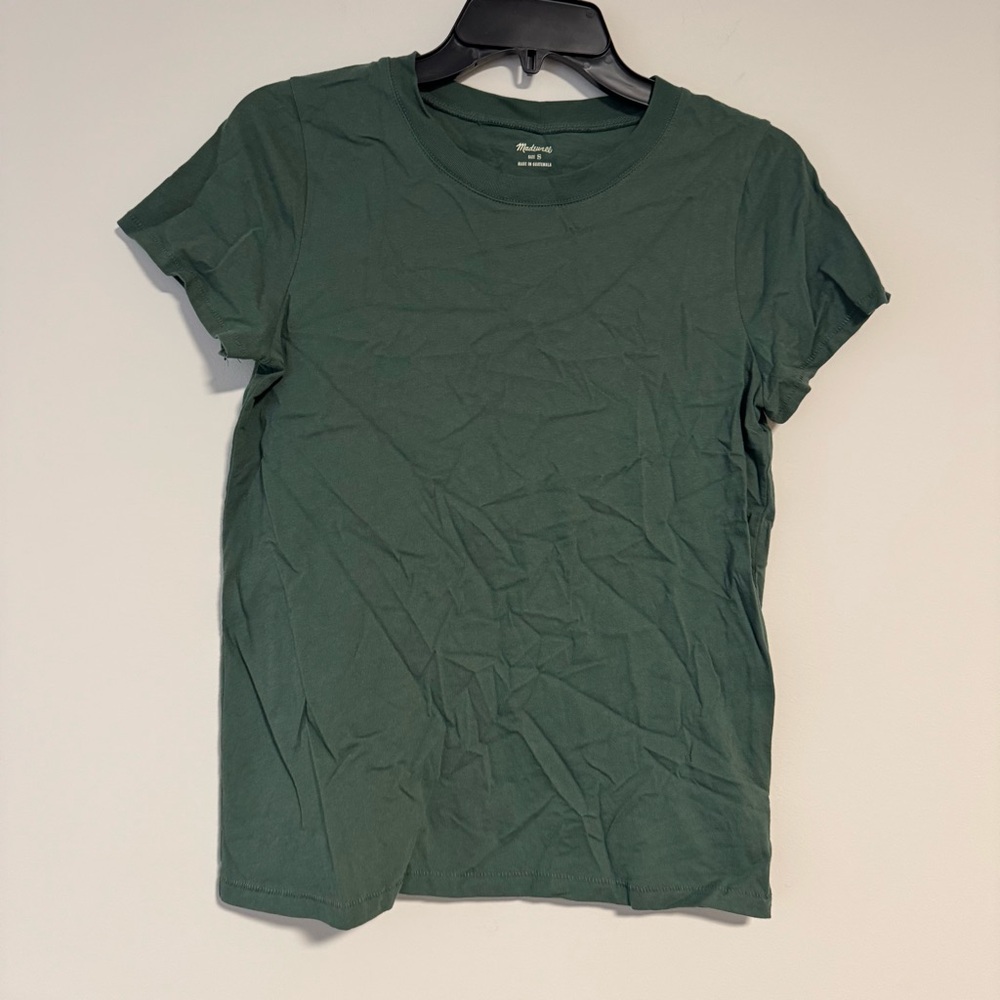 Madewell Forest Green Short Sleeve Tee